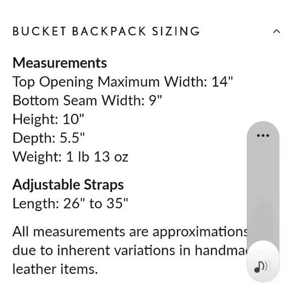 PORTLAND LEATHER PEBBLED BLACK BUCKET BACKPACK - Picture 10 of 11